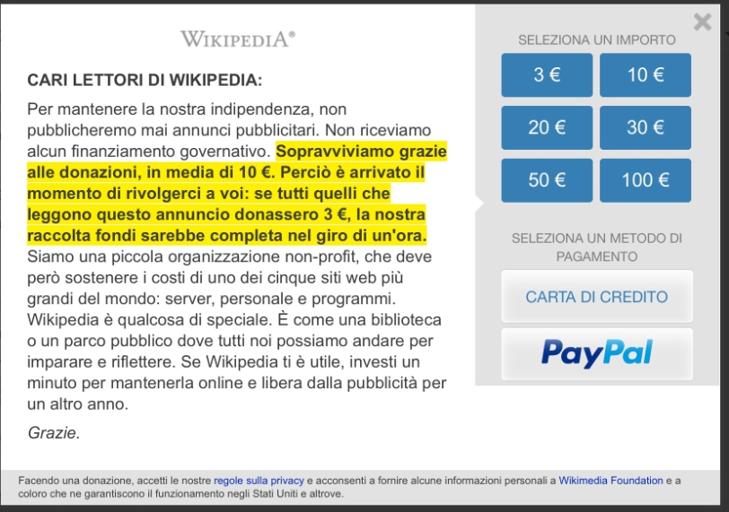 Ecco come wikipedia si mangia i soldi delle donazioni