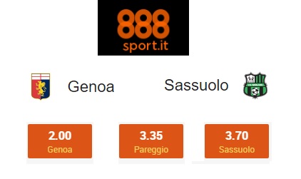 Genoa-Sassuolo, dalle quote fiducia a Juric