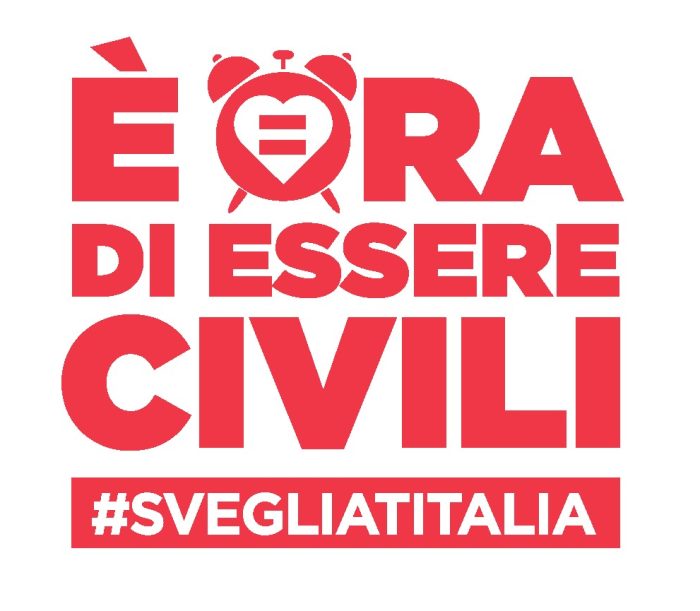 Svegliati Italia, la manifestazione nelle piazze italiane per le unioni civili