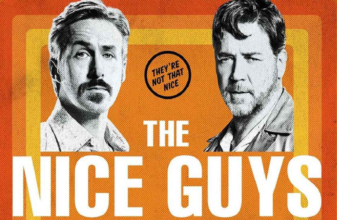 Russell Crowe e Ryan Gosling, una coppia anni '70 ben assortita in The Nice Guys
