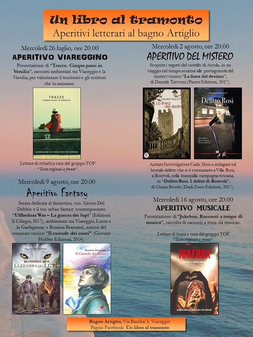 Viareggio, Un libro al tramonto 2017