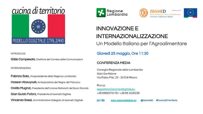 IsiameD modello digitale di azienda per la ristorazione di territorio