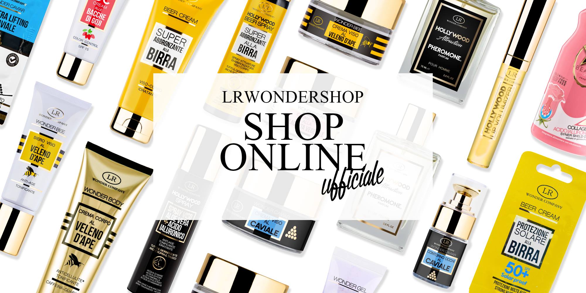 LR Wonder Company ora anche lo shop online