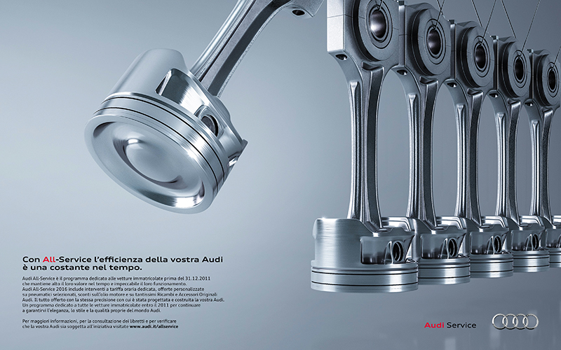 Pubblicità Audi All-Service