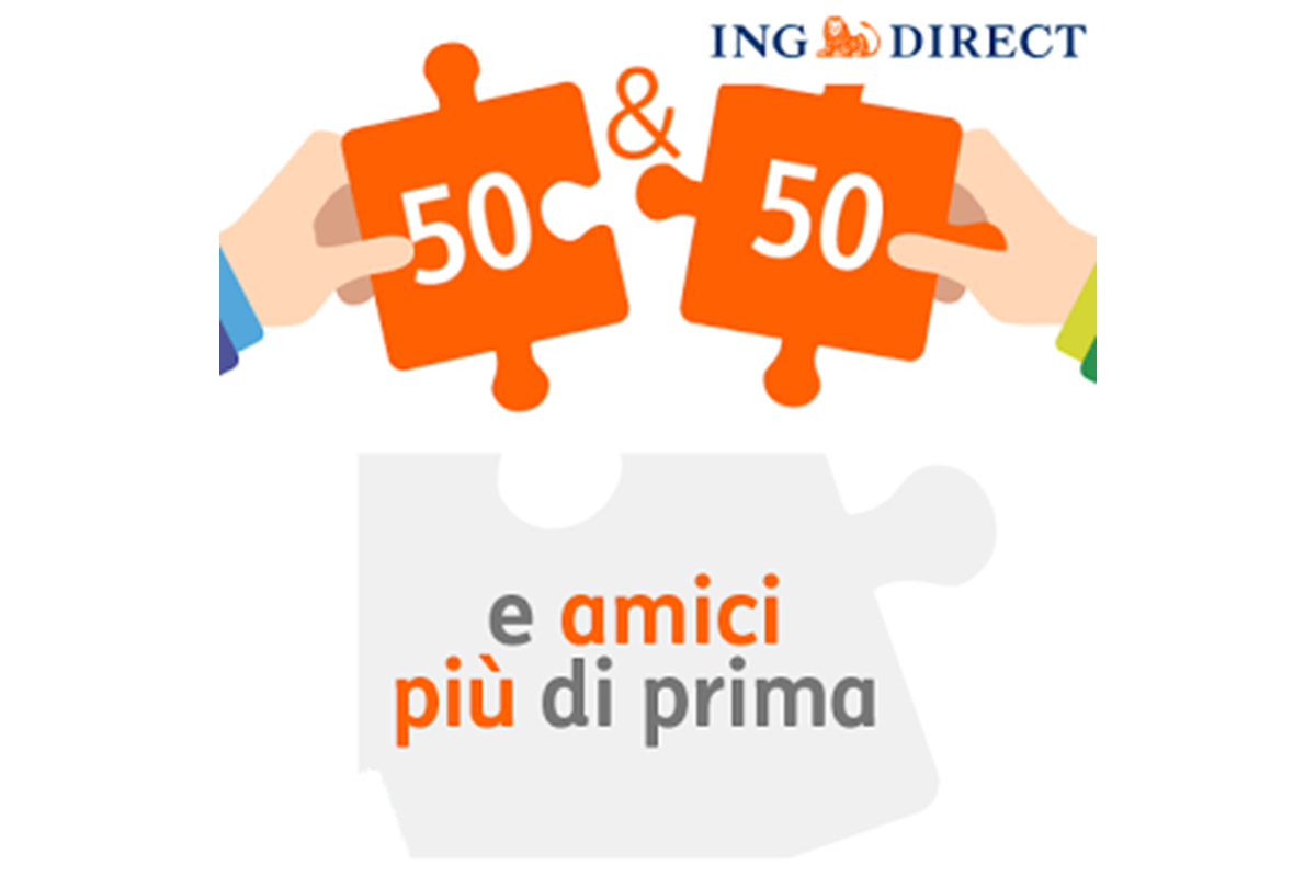 Presenta un Amico e ricevi 50€ - Promozione Ing Direct
