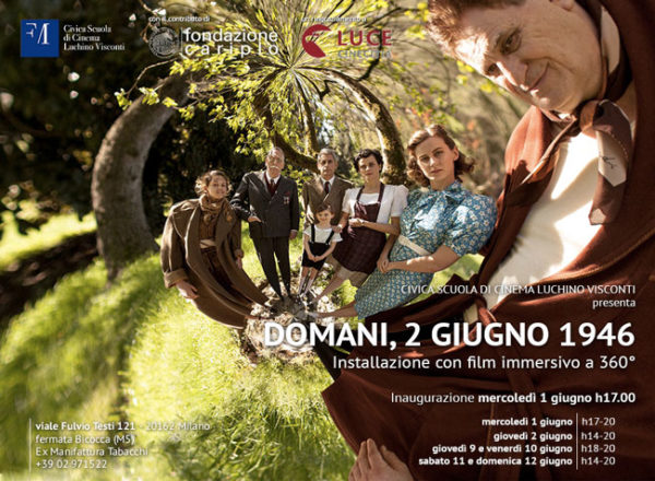 Alla Civica Scuola di Cinema va in scena la storia con Domani, 2 Giugno 1946