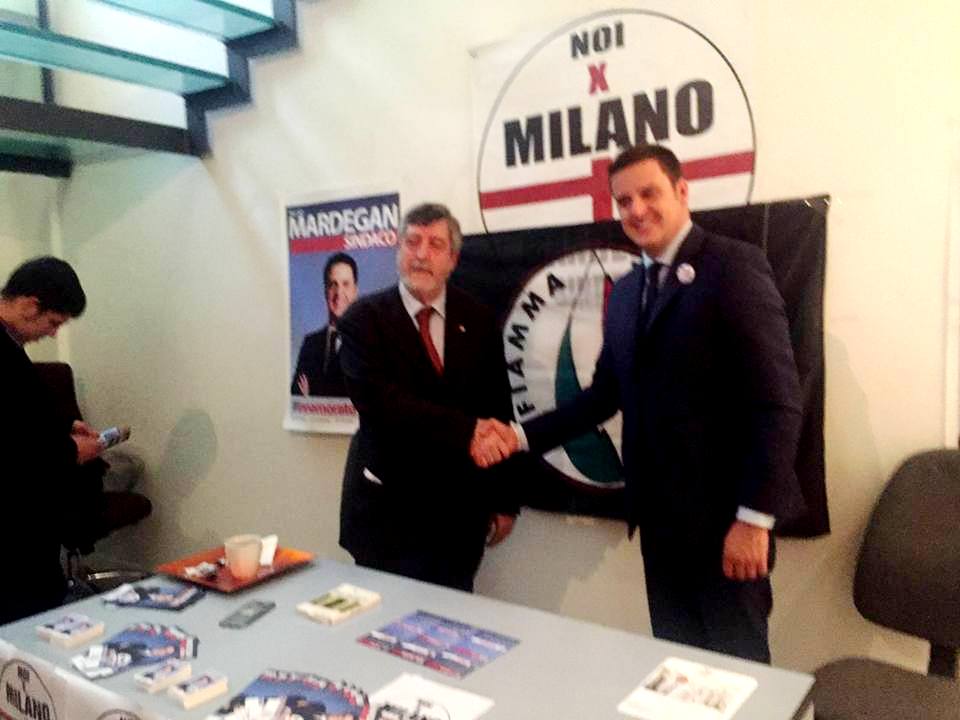 Il Movimento Sociale FT appoggia la candidatura a Sindaco di Milano di N. Mardegan