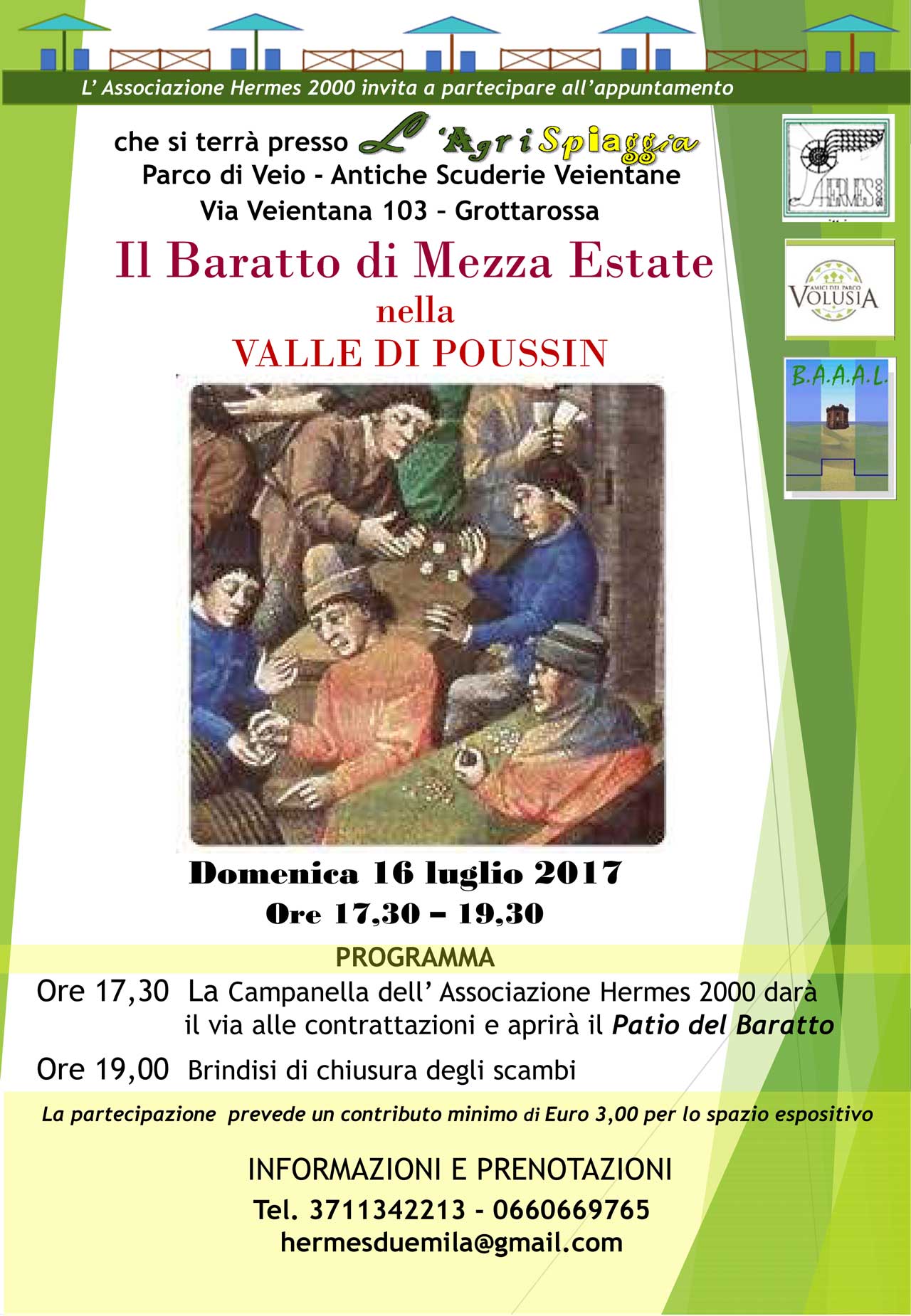 Barattando nelle Antiche Scuderie Veientane a Grottarossa