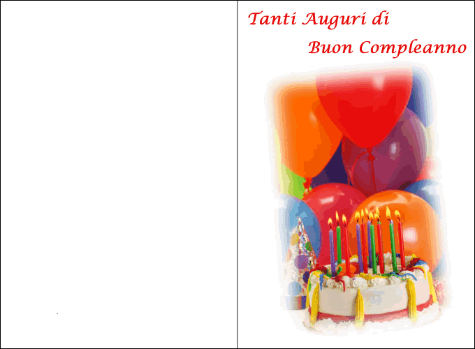 I migliori biglietti di auguri per compleanno