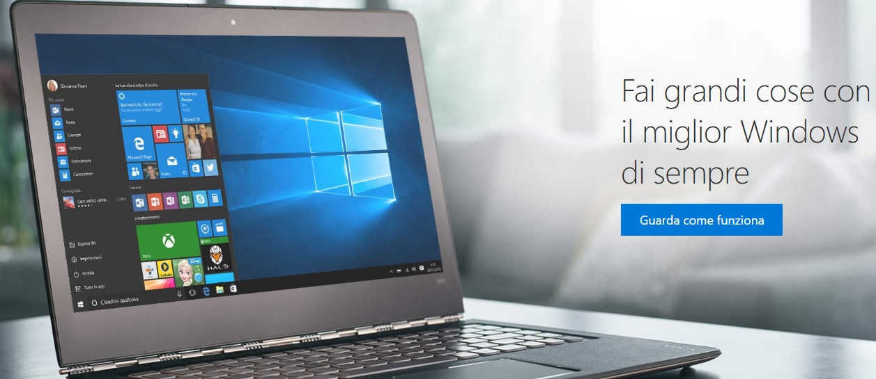Windows 10, Microsoft annuncia il primo aggiornamento ad un anno dall'uscita.