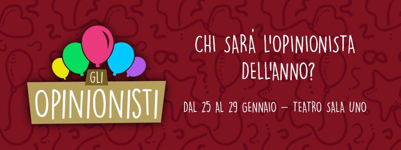 Stranoforte a teatro con Gli opinionisti? Sì, grazie!