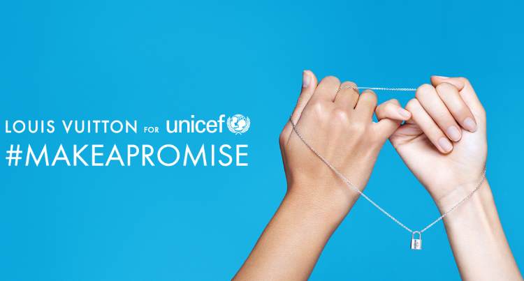 Giovedì 12 gennaio, l'iniziativa di LOUIS VUITTON a favore di UNICEF